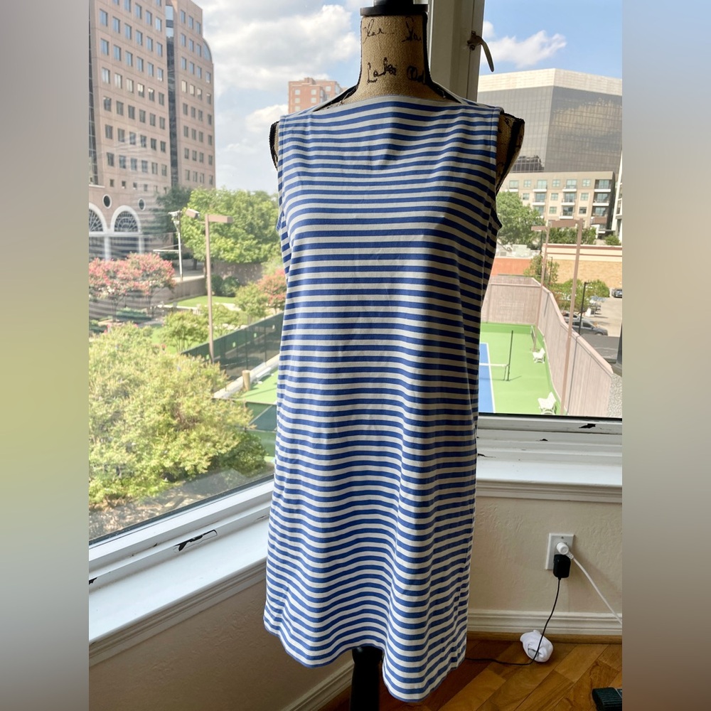 NWOT Kate Spade Boat Neck Stripes Shift Dress